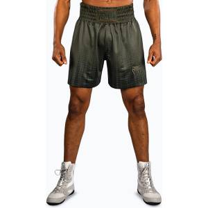 Venum Мъжки боксьорски шорти Venum Stealth Boxing Khaki/Dark Green