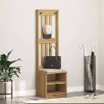 vidaXL vidaXLL Дърво за антре SANDNES 45x40x159, 5 cm масивна дървесина бор (4010479)