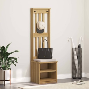 vidaXL vidaXLL Дърво за антре SANDNES 45x40x159, 5 cm масивна дървесина бор (4010479)