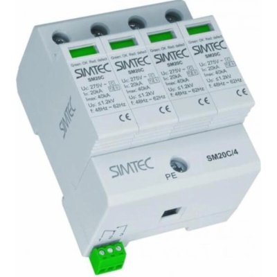 SM20C/4-275 SURGE ARRESTER T2 C 4P 4M 20/40KA 1.2KV zam 605741