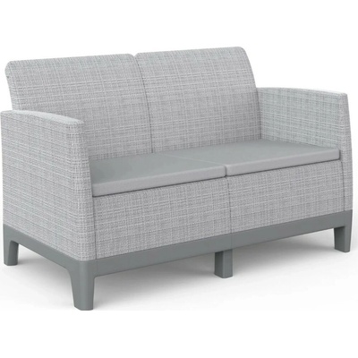 Keter Scandi Forma 2 Seater Ash grey/Storm grey – Zboží Dáma