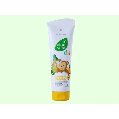 Aloe Vera Jungle Friends 3in1 Šampón kondicionér & sprchový gel 250 ml