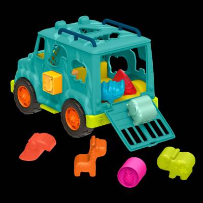 B-Toys Nákladiak s vkladacími tvarmi Animal Rescue