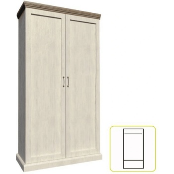 Гардероб Royal S2D северен бор и див дъб