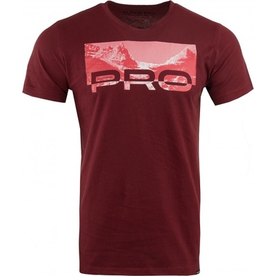 Alpine Pro triko GETER MTSA873 vínová
