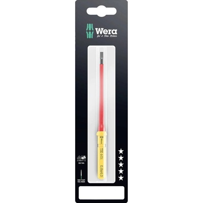 Wera Kraftform Kompakt VDE 60 i 0,8x4,0x157 mm TIE SB pro elektrotechniky plochý výměnné bity s rukojetí 4.0 mm