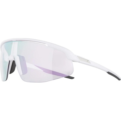 Alpina Очила за колоездене Alpina Turbo Pro V Photchromic S1-3 Cycling glasses - White Matt / V Clear to Grey Flash Pink - размер One Size (205-5227-0211)