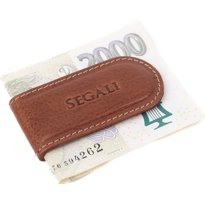 SEGALI Spona na bankovky magnetická 1038 tan – Zboží Dáma