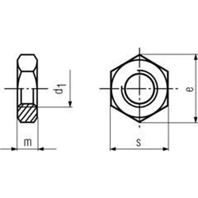 matice M12x1.5 ZINEK 17H nízká DIN 936 [1 ks] – Sleviste.cz