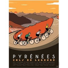 Affiche : Tour de France, Pyrénées cols de légende