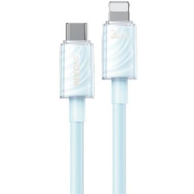 WDC-73 кабел за зареждане и данни - USB-C към Lightning - 1, 2 м - син (87343)