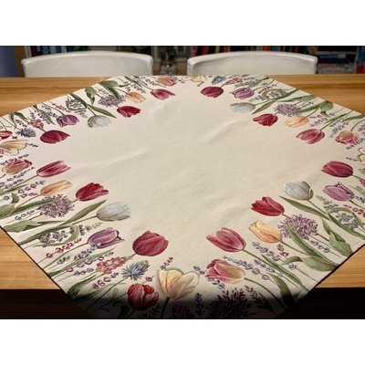 Artica gobelínový obrus a šál Tulipány Bordura 45x140 cm