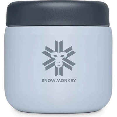 Snow Monkey termoska na jídlo Foodie Mini 350 ml šedá