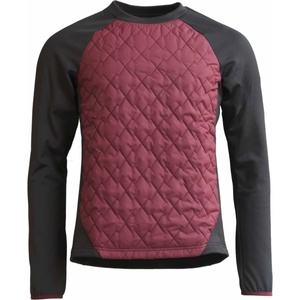 Zimtstern Мъжка фланелка с дълъг ръкав за колоездене Zimtstern Spinz Hybrid Sweater Synthetic jumper - Windsor Wine / Pirate Black (004-6837-0213)