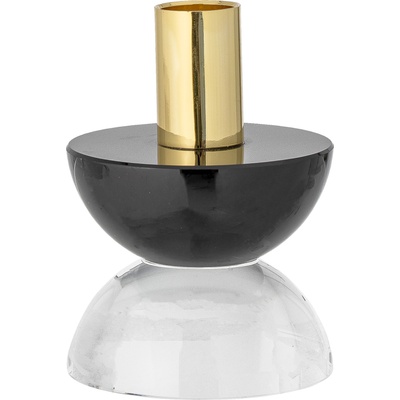 Bloomingville Свещник за класическа свещ Etel черен (82055084)