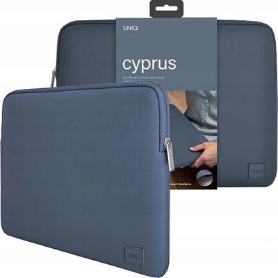 Uniq Cyprus vode-odolné puzdro pre notebook až 14 modrá 8886463680728