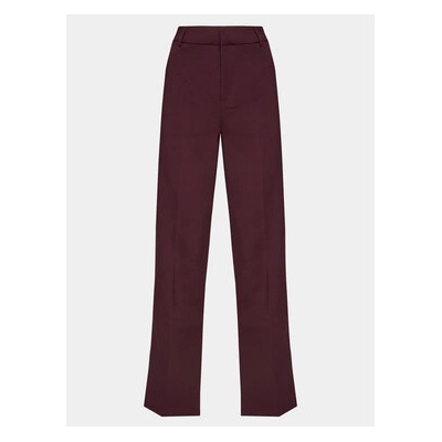 Gina Tricot Текстилни панталони 13672 Бордо Regular Fit (13672)