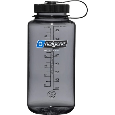 Nalgene Бутилка за вода Nalgene Sustain Wide Neck Water bottle - Grey / Black - размер 1 l (533-0008-1811)