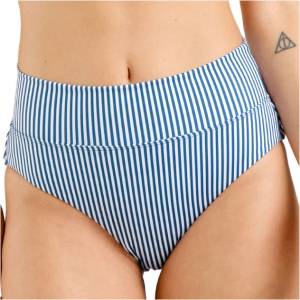 DEDICATED Дамско бикини долнище Dedicated Women's Bikini Pants Slite Bikini bottom - Thin Stripe / Majolica Blue - размер XS (150-1789-1311)