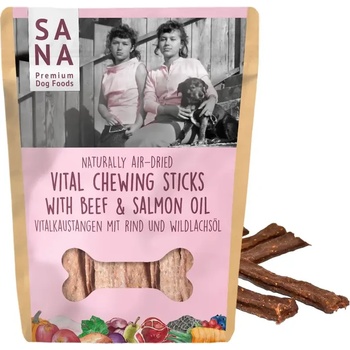 SANADOG Дентални лакомства с телешко и масло от сьомга (150гр)