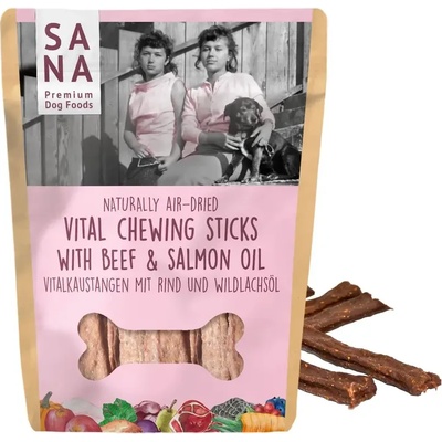 SANADOG Дентални лакомства с телешко и масло от сьомга (150гр)