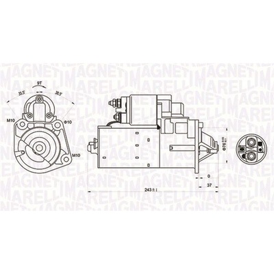 Štartér MAGNETI MARELLI 063720680010 063720680010