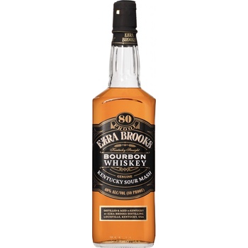 Ezra Brooks Black Label 40% 0,7 l (holá láhev)