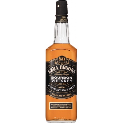 Ezra Brooks Black Label 40% 0,7 l (holá láhev)