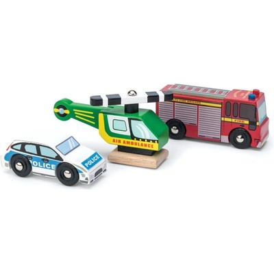 Le Toy Van set autíčok Záchranári
