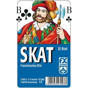 Ravensburger Класически карти за белот 32 карти, пластик 27003 Ravensburger
