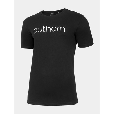 Outhorn pánske tričko HOL22-TSM601 deep black