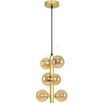 Brilagi - LED Пендел MILLA 6xG9/3W/230V златист (BG1809)