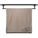 Veba uterák a osuška Nora elipsy 450g/m2 Osuška Nora Elipsy 70x140 cm smetanová