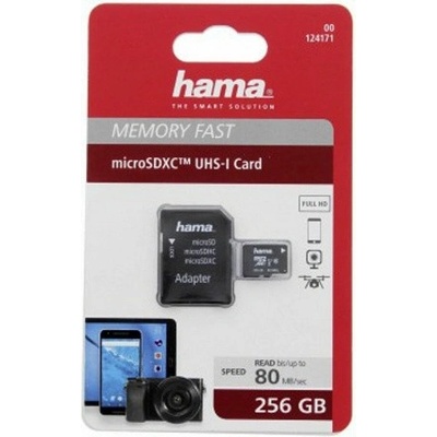 Hama microSDXC Class 10 UHS-I 256 GB 124171