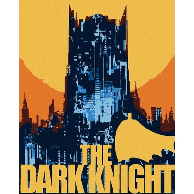 Zuty Temný rytíř batman 40 x 50 cm vypnuté plátno na rám 8596530134657
