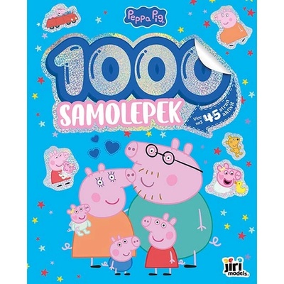 1000 samolepek s aktivitami Prasátko Peppa