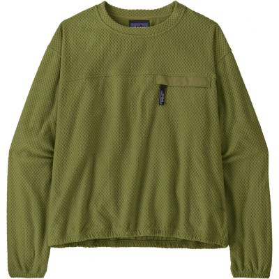 Patagonia Дамски поларен пуловер Patagonia Women's Textured Fleece Crewneck Fleece jumper - Caper Green (105-7275-0213)