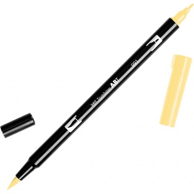 Oboustranný štětcový fix Tombow ABT DUAL - žlutá Barva: 991 - Light Ochre