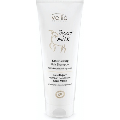 Vellie hydratačný Shampoo na poškodené vlasy Kozie mlieko 250 ml