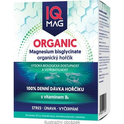 IQ Mag Organic Magnesium+vit.B6 90 tablet