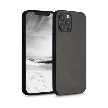Image 1 of kwmobile Дървен калъф за Apple iPhone 12 Pro Max - зелен