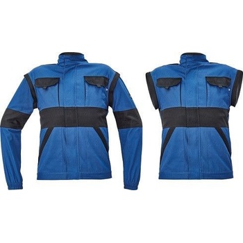 Cerva MAX NEO MONTÉRKOVÁ BUNDA A VESTA 2v1 BAVLNENÁ KRÁĽOVSKÁ MODRÁ