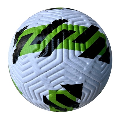 Футболна топка, кожена, релеф, шита №5 М21-077