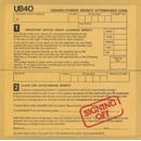 Signing Off - UB40 LP