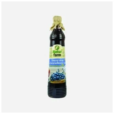 NaturFarm Sirup borůvka 33% 12 x 700 ml