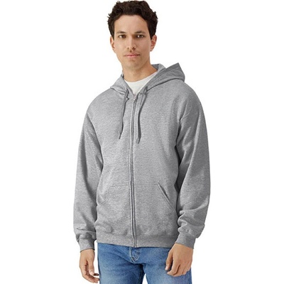 Gildan pánska mikina na zips GSF600 Sport Grey Heather