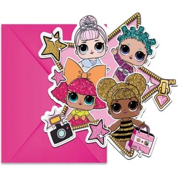 Image 1 of Procos Покани LOL Glitterati 6 бр