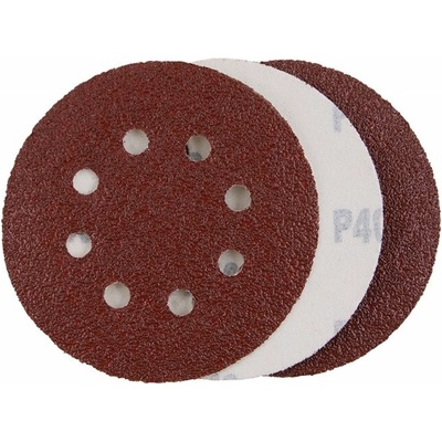 papier brúsny P40/3ks výsek suchý zips 125mm