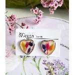 Meganflo Обеци сърца за настроение