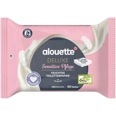 alouette Vlhčený Sensitive Deluxe 50 ks
